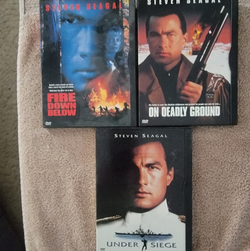 Steven Seagal Set of 3 DVD
